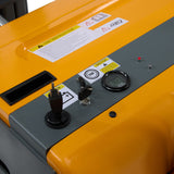 2200 lb Capacity 118" Lift Compact Counterbalanced Electric Stacker Adjustable Forks | CPD10W-118