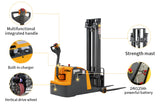 2200 lb Capacity 118" Lift Compact Counterbalanced Electric Stacker Adjustable Forks | CPD10W-118