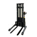 2640lbs 118” Fully Lithium Electric Straddle Pallet Walkie Stacker Adj Forks CTD12R-E-Li-118 - Full Electric Stacker