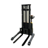 3300lbs 98” Fully Electric Straddle Pallet Lift Stacker Adj Forks CTD15R-E-98