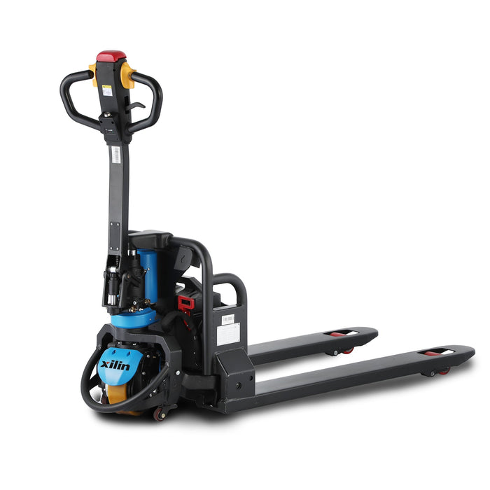 3300lb Big lithium Battery Electric Pallet Jack Blue 48’x27’ Fork CBD15W-LI - Electric Pallet Jack