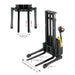 3300lbs 118” Fully Electric Straddle Pallet Walkie Stacker Adj Forks CTD15R-E-118 - Full Electric Stacker