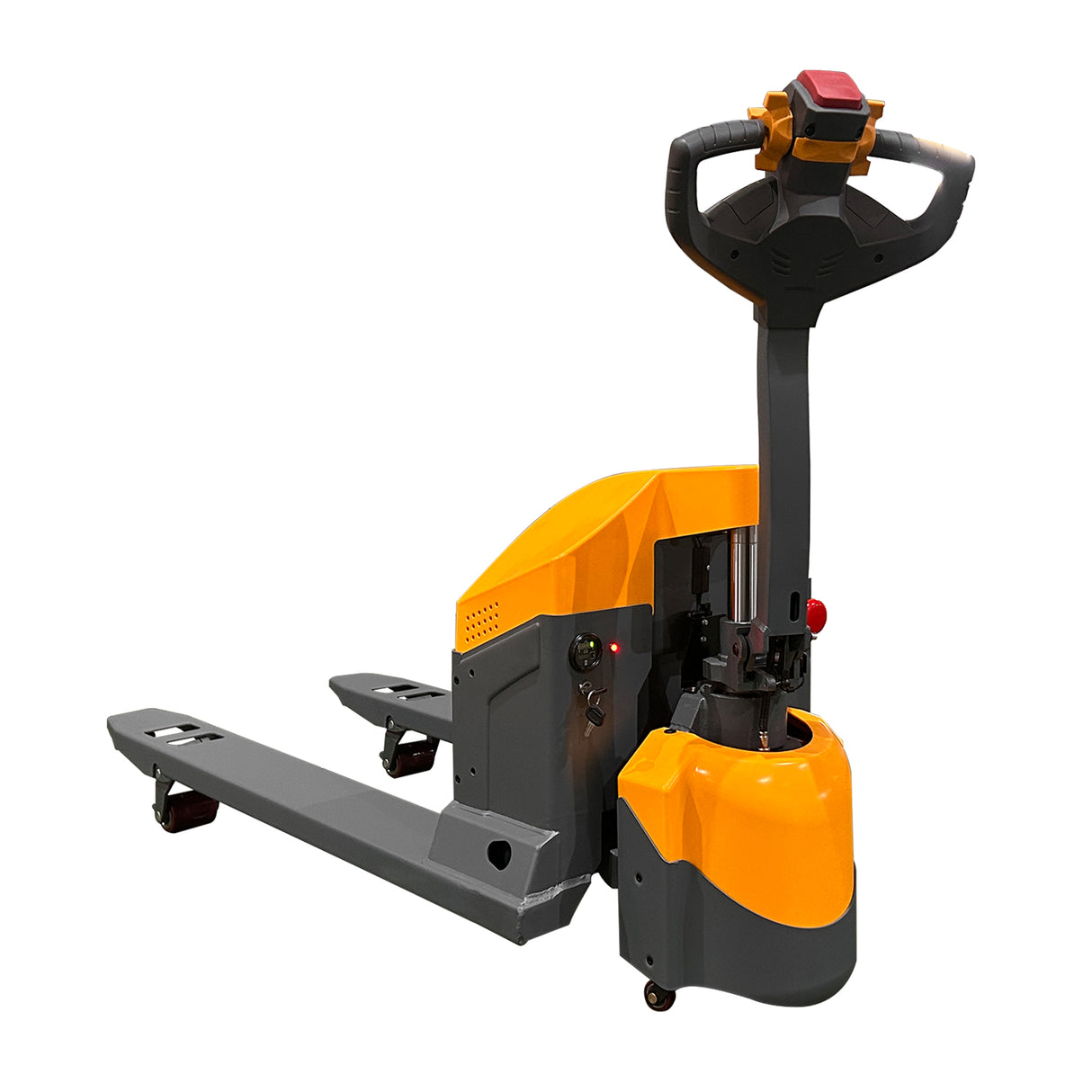 4,400 lb Electric Pallet Jack – Long Runtime, Turtle Mode, 48" x 27" Forks | Xilin CBD20WE-19