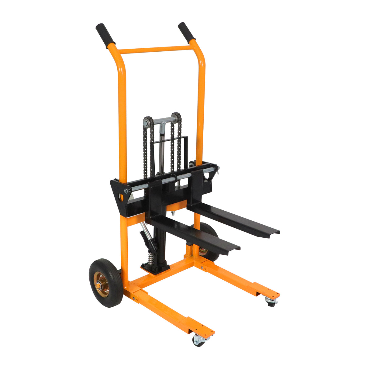 Manual Pallet Stacker 440 lbs Capacity 35.8" Lift Fixed Legs HSP440