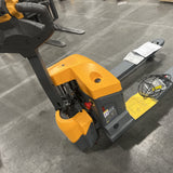 Pre-owned CBD15WE-19- 3,300 lb Electric Pallet Jack – Long Runtime Lithium Battery, Turtle Mode, 48"x27" Forks