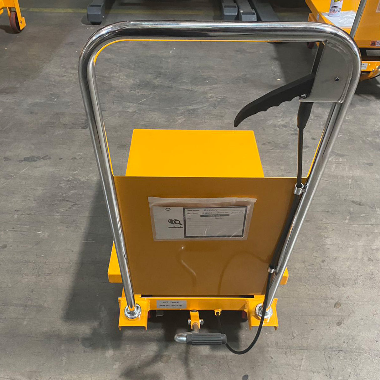 Pre-owned Double Scissor Lift Table 330lbs Cap, 31.4" lifting height SPS150E Only Pick-Up