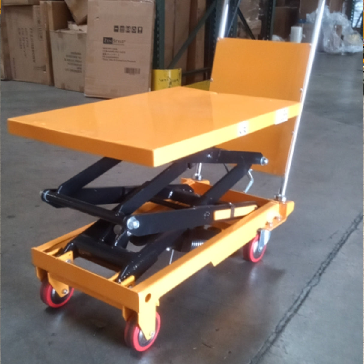 Pre-owned Double Scissor Lift Table 330lbs Cap, 31.4" lifting height SPS150E Only Pick-Up