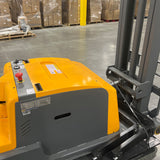 Pre-owned CPD15W-II-118 – 3,300 lb Counterbalance Electric Stacker, 118" Lift Height, Adjustable Forks