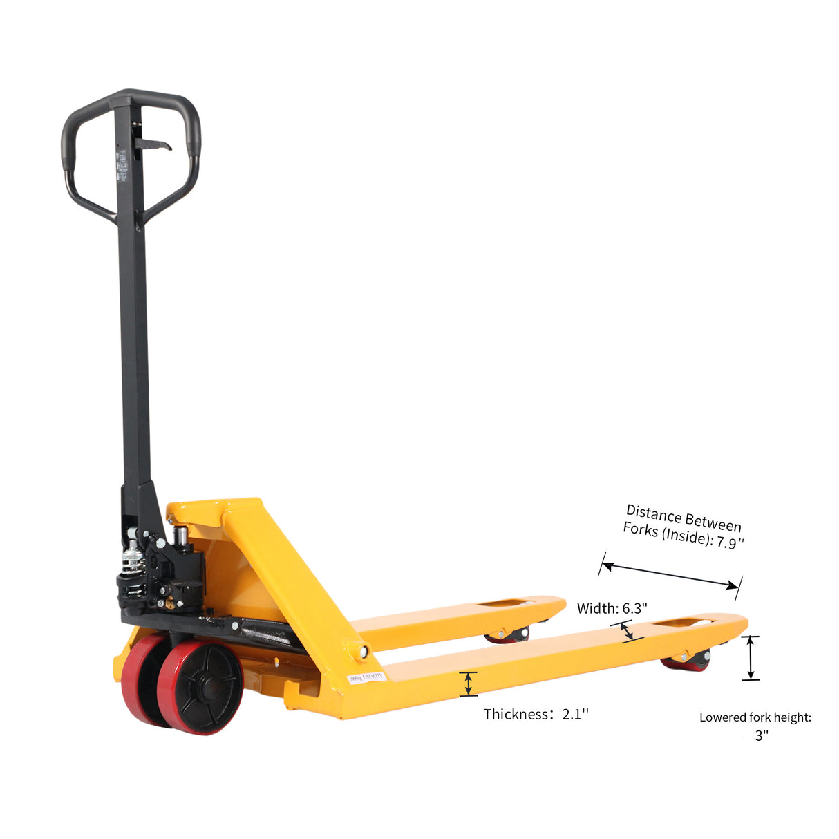 Hydraulic Pallet Jack 5500lbs Capacity 48"Lx21"W Fork | BF-III-1