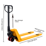 3,300 lbs Low Profile Manual Pallet Jack, Heavy Duty Hydraulic Pallet Truck | BFL-15