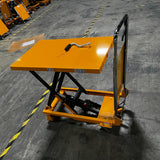 Pre-owned  SP150E Single Scissor Lift Table 330lbs Cap, 29" lifting height Only Pick-Up
