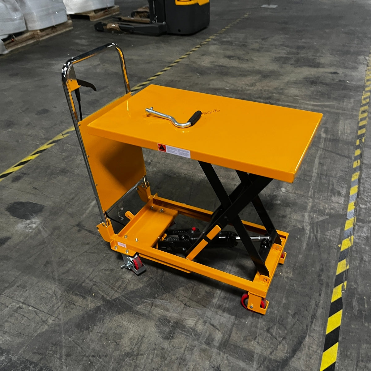 Pre-owned  SP150E Single Scissor Lift Table 330lbs Cap, 29" lifting height Only Pick-Up
