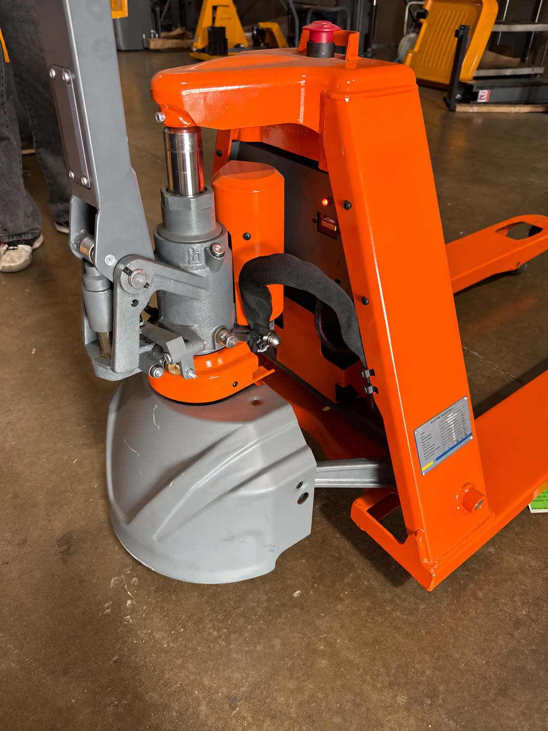 Pre-owned Premium Used CBD15-NEW-O 3,300 lb Electric Pallet Jack, Compact Lithium Model, 48"x27" Forks-250030867