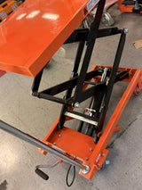 Pre-owned Aged Used SPS150-O Double Scissor Lift Table 330 lbs Cap, 43.3" lifting height-283516 Only Pick UP
