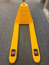 Pre-owned CBD15 3,300 lb Electric Pallet Jack, Compact Lithium Model, 48"x27" Forks