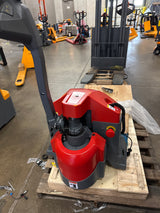Pre-owned Open Box CBD20WE-19-R 4,400 lb Electric Pallet Jack, GEL Battery Model, 48"x27" Forks-260005844