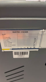 Pre-owned Premium Used CPD10W-118–2,200 lb Counterbalanced Electric Stacker, 118" Lift-250009954