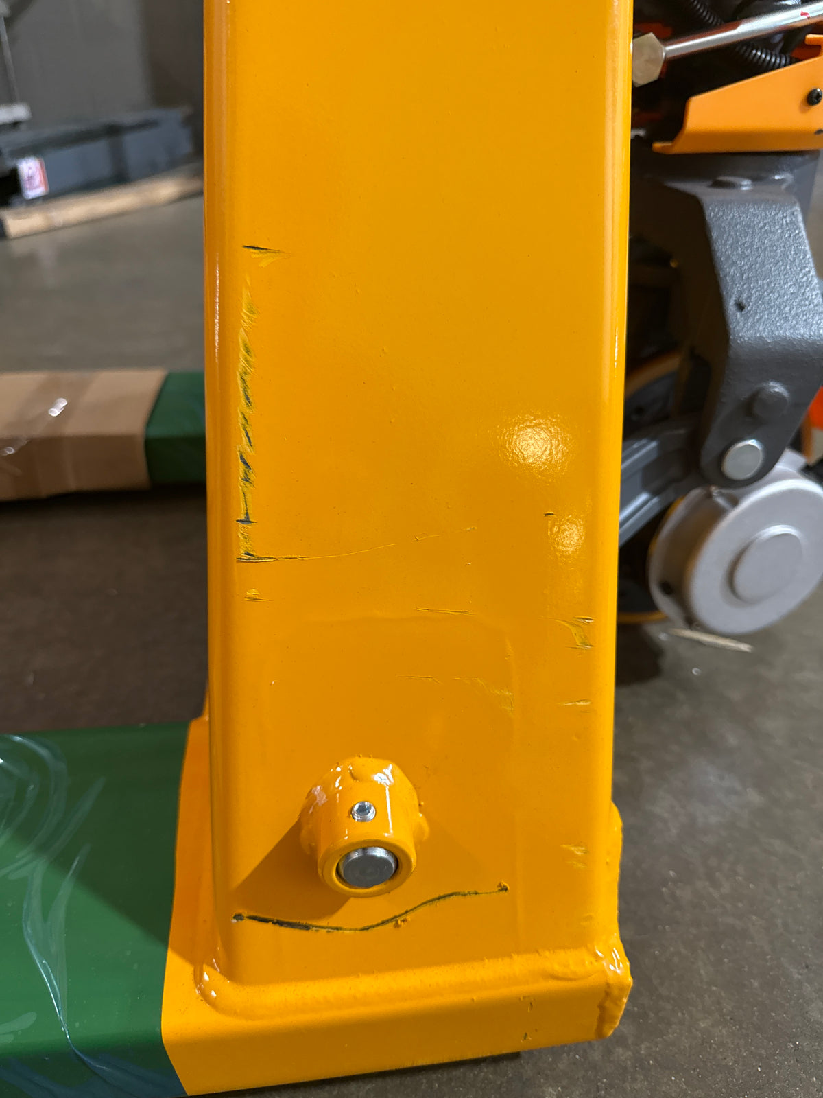 Pre-owned CBD15-NEW 3,300 lb Electric Pallet Jack, Compact Lithium Model, 48"x27" Forks