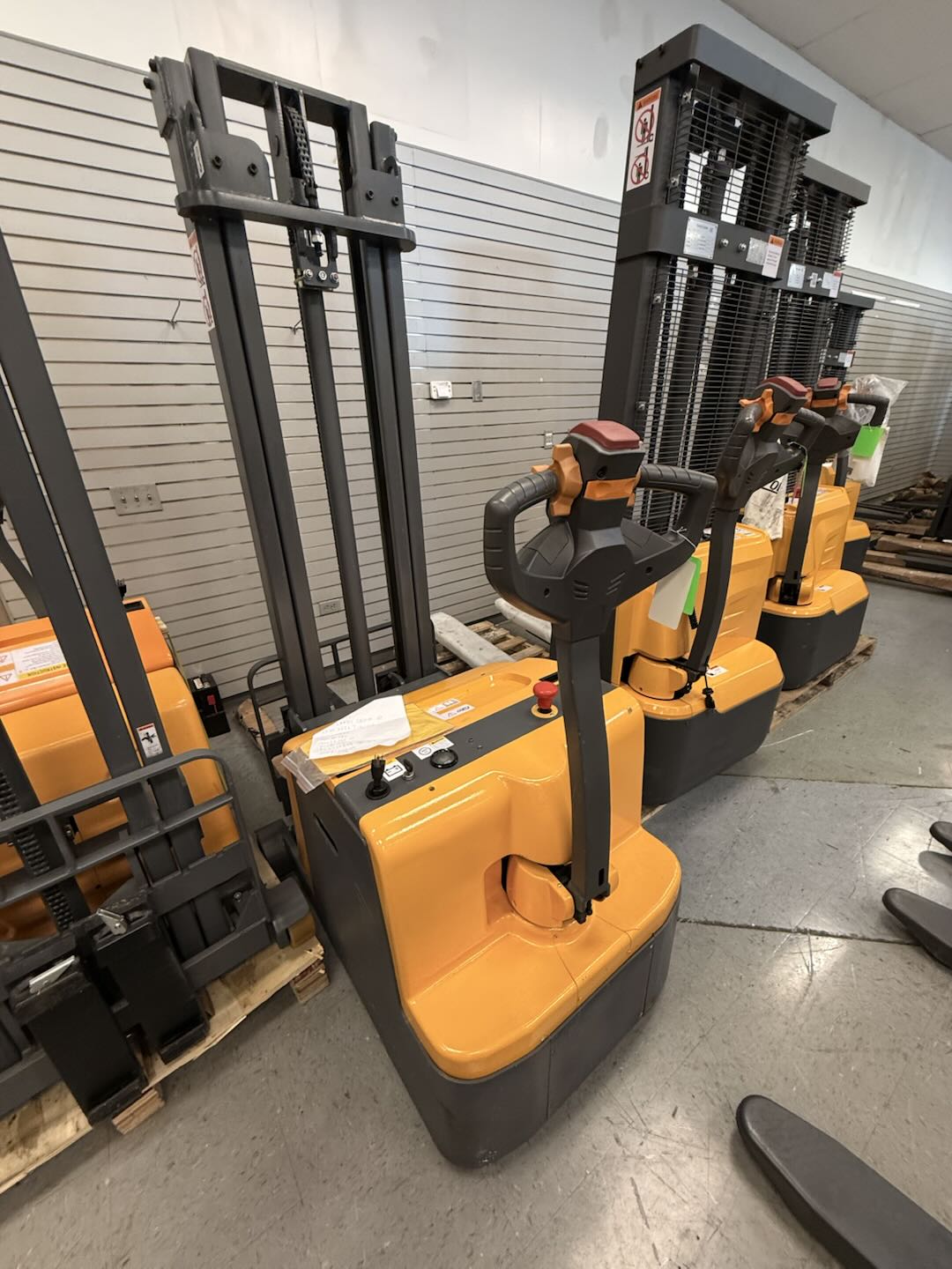 Pre-owned Regular Used CPD05W-118–1,200 lb Counterbalanced Electric Stacker, 118" Lift-2107146