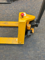 Pre-owned CBD15 3,300 lb Electric Pallet Jack, Compact Lithium Model, 48"x27" Forks