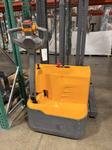 Pre-owned Regular Used CTD12R-E-118–2,640 lb Electric Stacker, 118" Lift, Straddle Legs-20040163