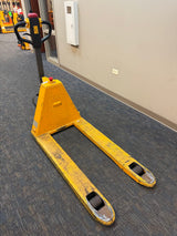 Pre-owned CBD15 3,300 lb Electric Pallet Jack, Compact Lithium Model, 48"x27" Forks