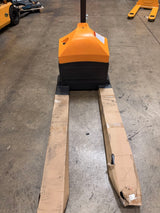 Pre-owned Open Box CBD20WE-19- 4,400 lb Electric Pallet Jack – Long Runtime Lithium Battery, Turtle Mode, 48"x27" Forks-220201196