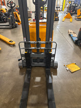 Pre-owned CPD10W-98 – 2,200 lb Counterbalance Electric Stacker, 98" Lift Height