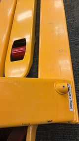 Pre-owned Regular Used DB-1 4,400 lb Hydraulic Pallet Jack – Narrow Forks, 48" x 21"-4774841