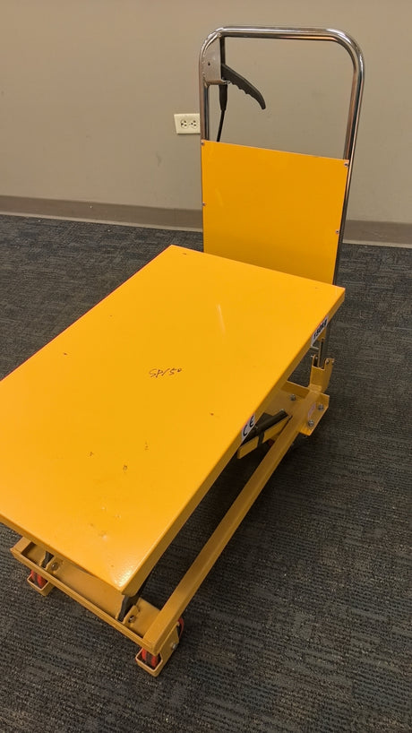 Pre-owned Premium Used SP150 Single Scissor Lift Table 330 lbs Cap, 20.2" lifting height-285667