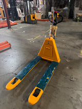 Pre-owned CBD15-NEW 3,300 lb Electric Pallet Jack, Compact Lithium Model, 48"x27" Forks