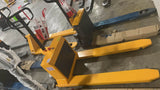Pre-owned Regular Used JFD8-685 2,200 lb High-Lift Electric Pallet Jack, GEL Battery Model, 49"x27" Forks-JFD80010