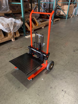 Pre-owned Premium Used HSP440-O–440lbs Manual Pallet Stacker 440 lbs Capacity 35.8" Lift Fixed Legs-250010165 Only Pick Up