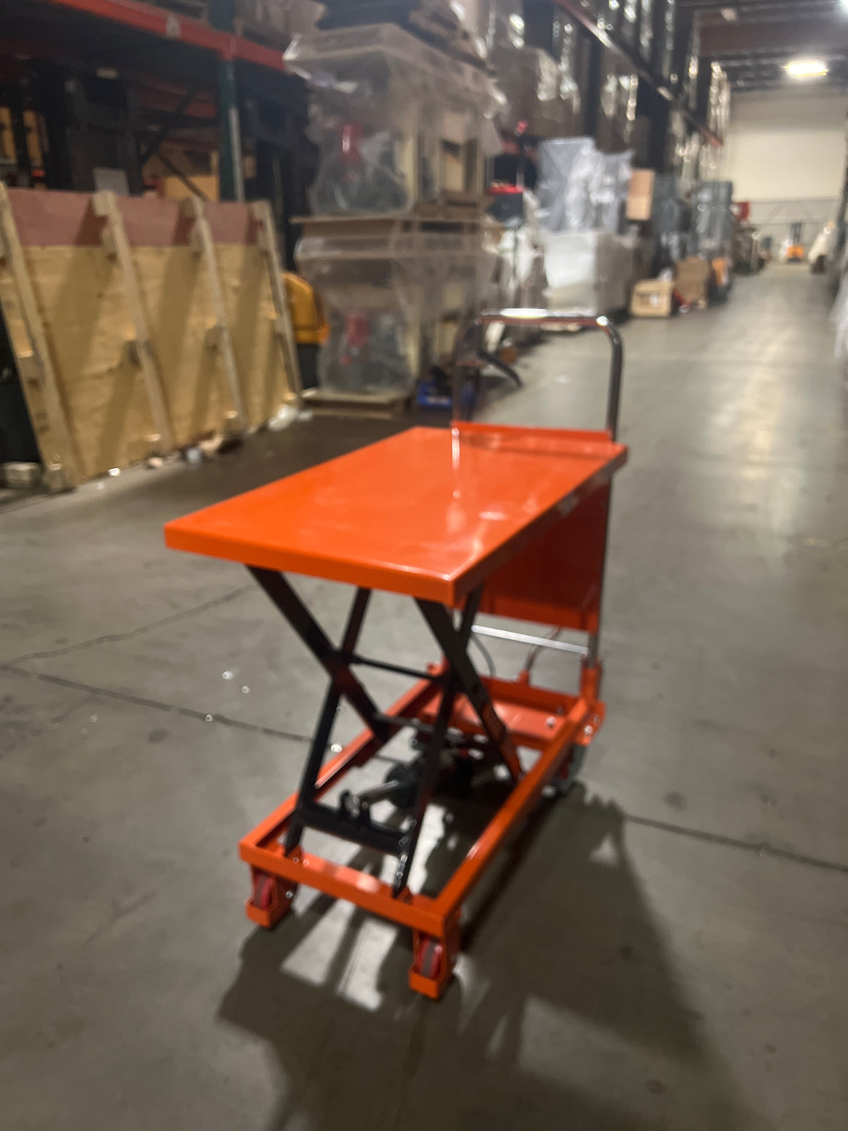 Pre-owned Premium Used SP150E-O Scissor Lift Table 330 lbs Cap, 29.1" lifting height-240702645