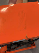 Pre-owned Aged Used SPS150-O Double Scissor Lift Table 330 lbs Cap, 43.3" lifting height-283516 Only Pick UP