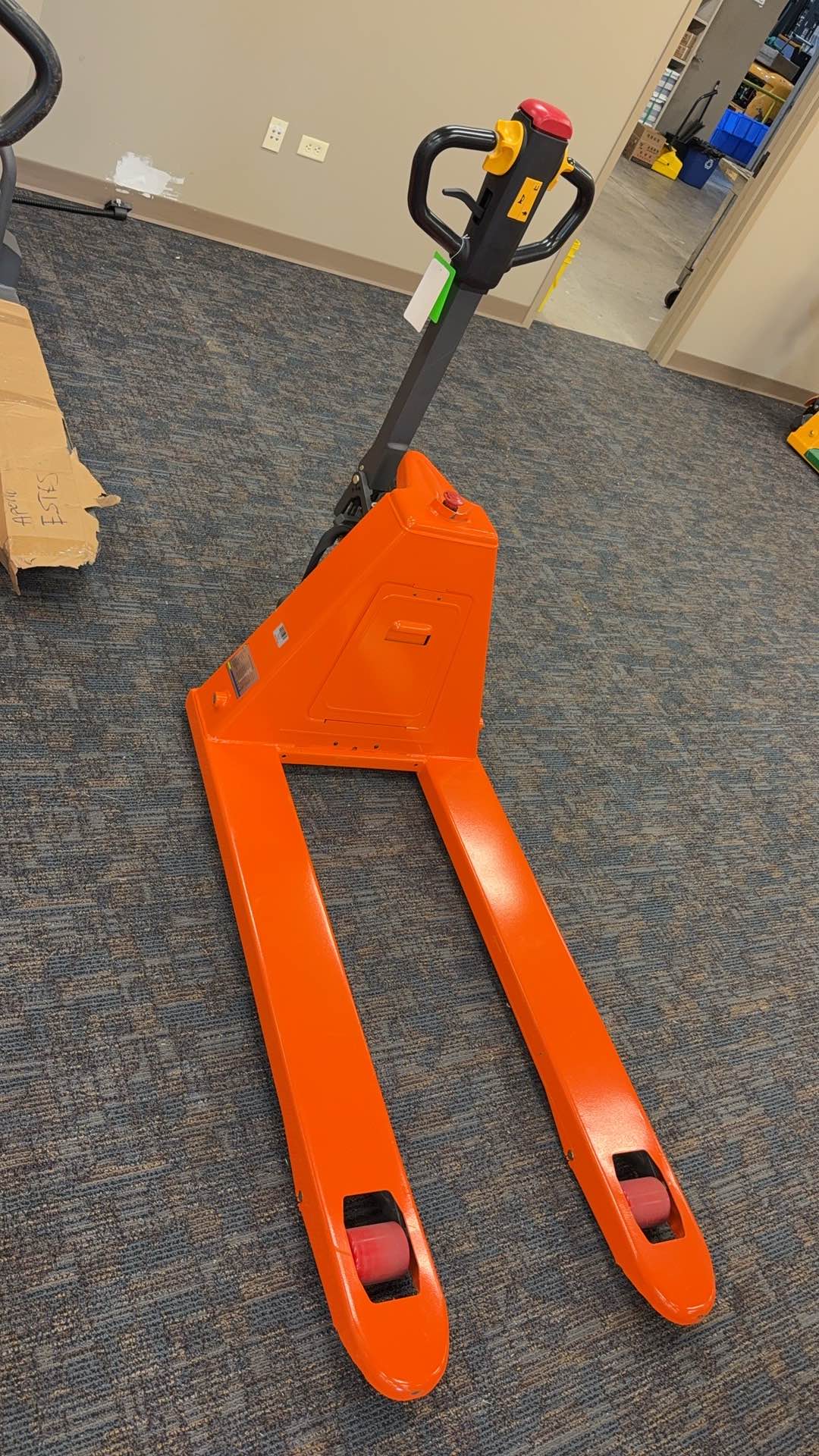 Pre-owned Premium Used CBD15-O 3,300 lb Electric Pallet Jack, Compact Lithium Model, 48"x27" Forks-95272299
