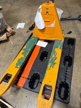 Pre-owned CBD15-NEW 3,300 lb Electric Pallet Jack, Compact Lithium Model, 48"x27" Forks