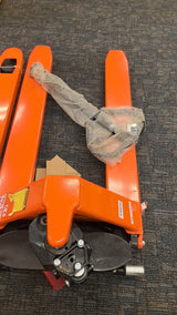 Pre-owned Premium Used JF-685-O 2,200 lb High-Lift Hydraulic Pallet Jack – Wide Forks, 45" x 27"-4677373