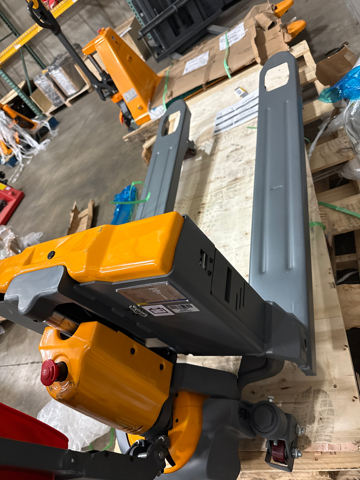Pre-owned CBD20W-II-Li-II – 4,400 lb Electric Pallet Jack – Smart Handle with LCD Screen, Turtle Mode, Secure Key