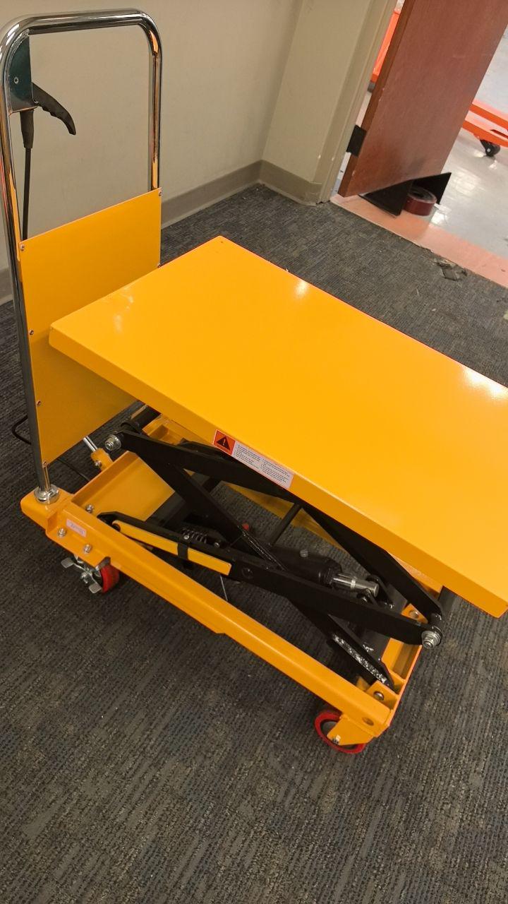 Pre-owned Double Scissor Lift Table 330lbs Cap, 31.4" lifting height SPS150E Only Pick-Up