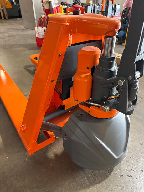 Pre-owned Premium Used CBD15-NEW-O 3,300 lb Electric Pallet Jack, Compact Lithium Model, 48"x27" Forks-250030867
