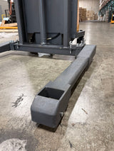 Pre-owned Premium Used CTD15BE-98 – 3,300 lb Semi-Electric Stacker, 98" Lift, Straddle Legs & Adjustable Forks-240863005