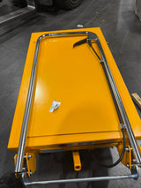 Pre-owned Premium Used SP150 Single Scissor Lift Table 330 lbs Cap, 20.2" lifting height-95273294 Only Pick Up