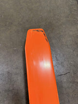 Pre-owned Regular Used JF-685-O 2,200 lb High-Lift Hydraulic Pallet Jack – Wide Forks, 45" x 27"-4677378