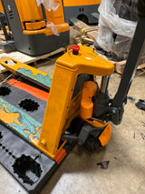 Pre-owned CBD15-NEW 3,300 lb Electric Pallet Jack, Compact Lithium Model, 48"x27" Forks