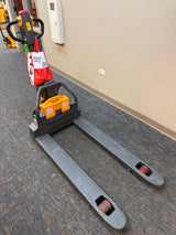 Pre-owned Aged Used CBD15W-LIX-48x27 – 3,300 lb Electric Pallet Jack, Lithium Battery, 48"x27" Forks-21068996
