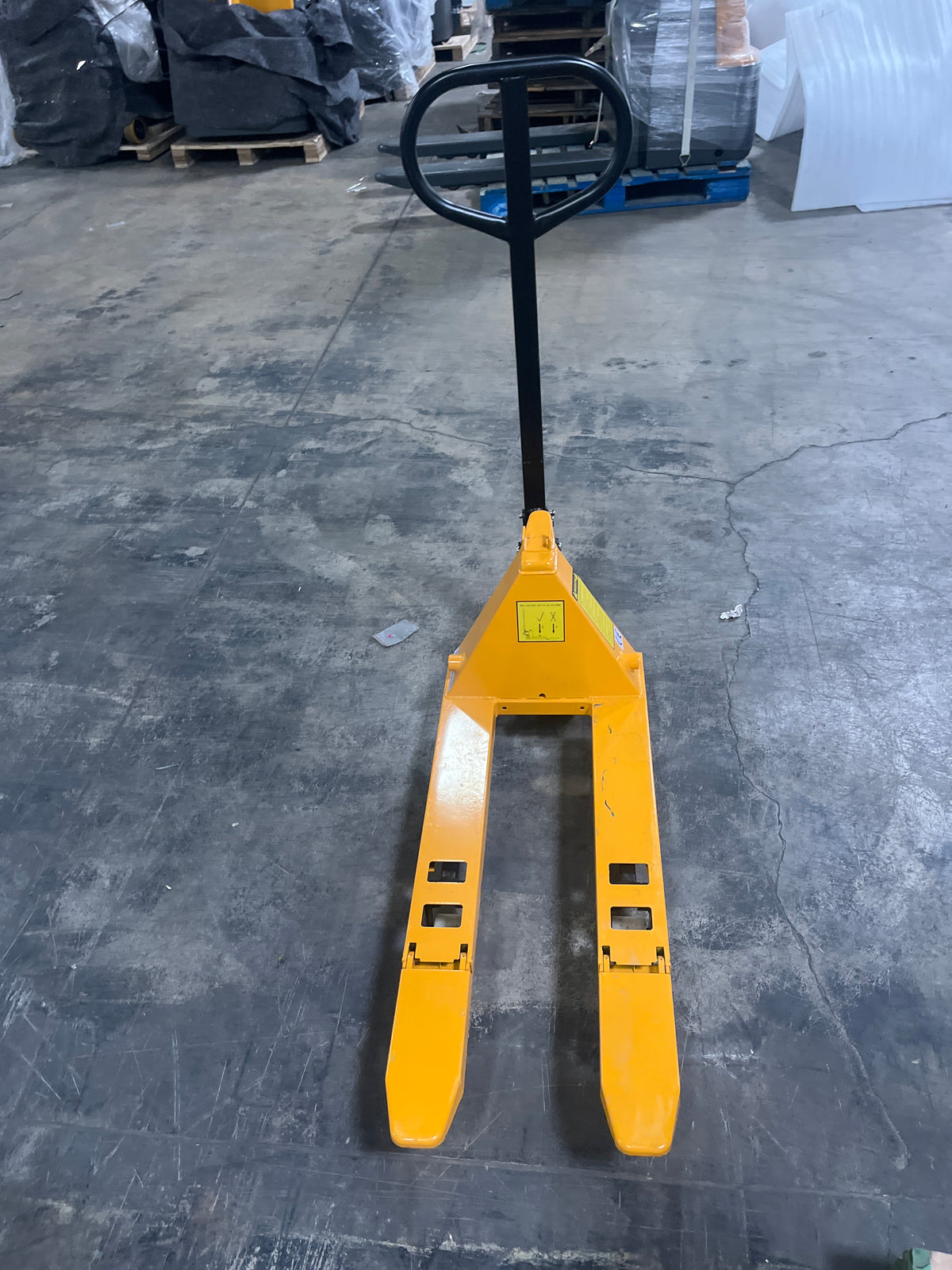 Pre-owned Regular Used MF 2,200 lb Hydraulic Pallet Jack – 31.5" x 15" Forks-250021575 Only Pick Up
