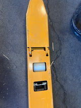 Pre-owned Regular Used MF 2,200 lb Hydraulic Pallet Jack – 31.5" x 15" Forks-240200542 Only Pick Up