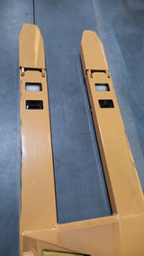 Pre-owned Aged Used MF 2,200 lb Hydraulic Pallet Jack – 31.5" x 15" Forks-240501148 Only Pick Up
