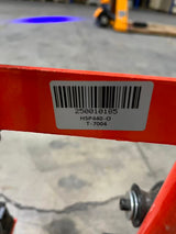 Pre-owned Premium Used HSP440-O–440lbs Manual Pallet Stacker 440 lbs Capacity 35.8" Lift Fixed Legs-250010185 Only Pick Up